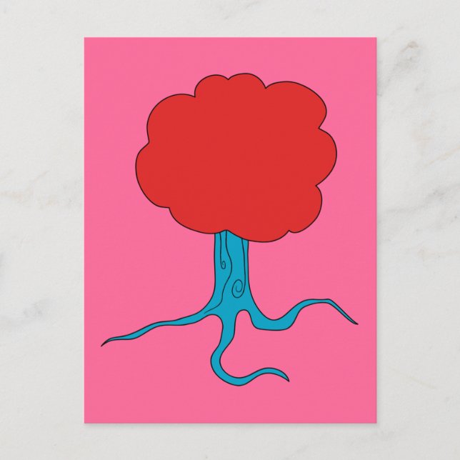 Funky Tree Postcard (Front)