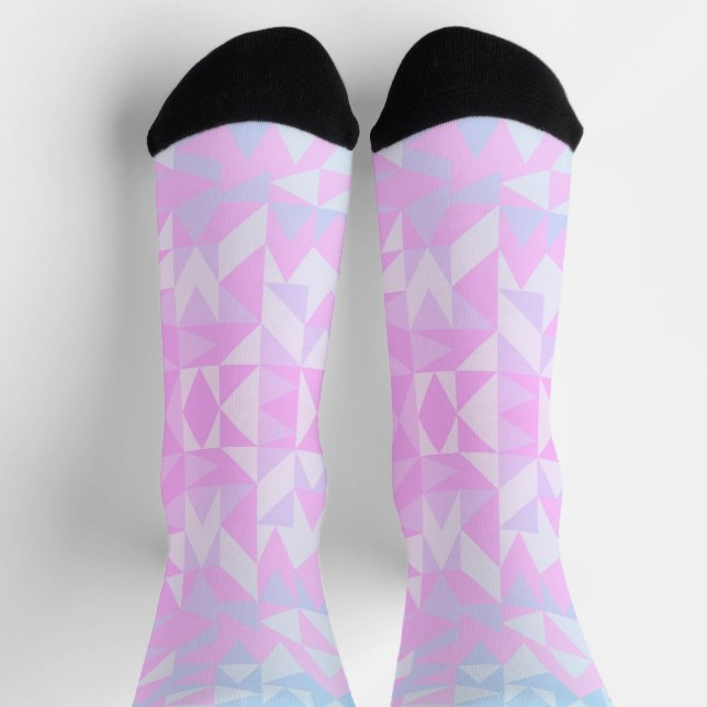 Funky Triangles Socks (Top)