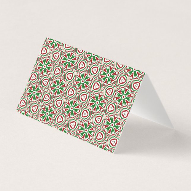 Funky Trippy Eclectic Boho Christmas Kaleidoscope  (Back)