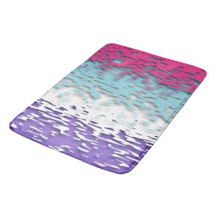 Funky Trippy Ripply Groovy Multisexual Pride Flag Bath Mat