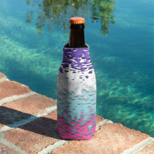 Funky Trippy Ripply Groovy Multisexual Pride Flag Bottle Cooler