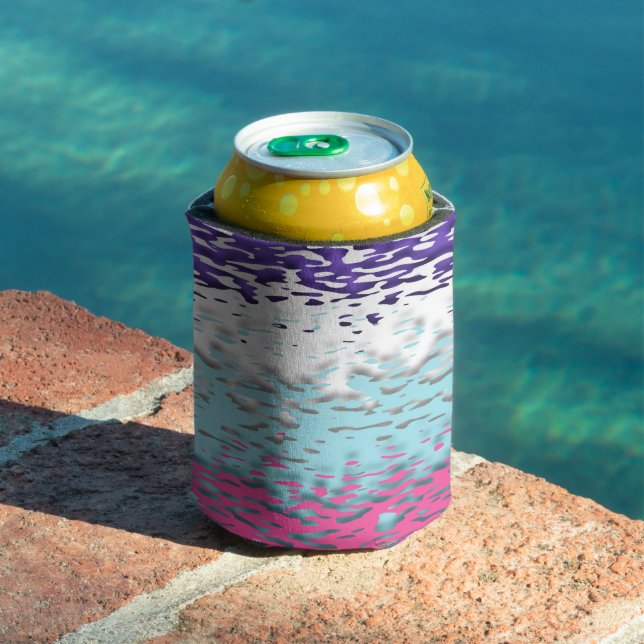 Funky Trippy Ripply Groovy Multisexual Pride Flag Can Cooler (In Situ Pool)