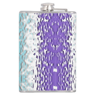 Funky Trippy Ripply Groovy Multisexual Pride Flag Hip Flask
