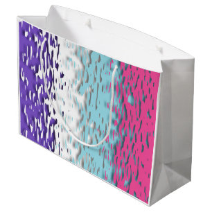 Funky Trippy Ripply Groovy Multisexual Pride Flag Large Gift Bag