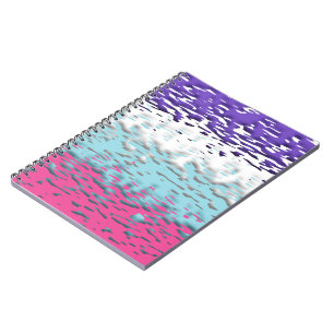 Funky Trippy Ripply Groovy Multisexual Pride Flag Notebook