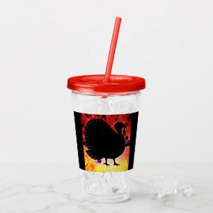 Funky Turkey Acrylic Tumbler