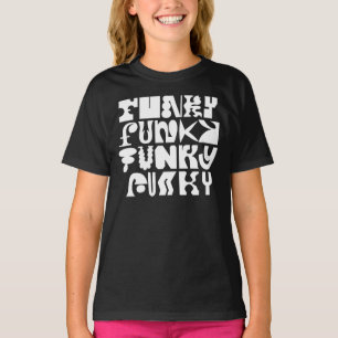 Funky Typography Art T-Shirt