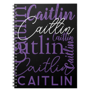 Funky Urban Name Spiral Notebook