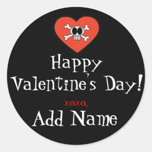 Funky Valentine Gift Sticker