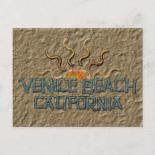 Funky Venice Beach Postcard! Postcard