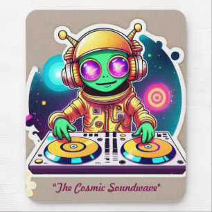 "Funky Vibes Only" Mouse Mat