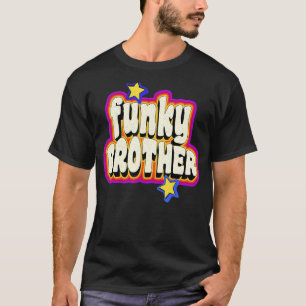 Funky Vintage Retro 70s Funky Brother Disco Dancer T-Shirt