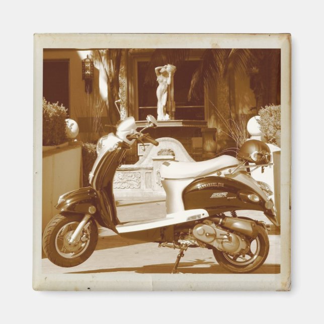 Funky Vintage Scooter Magnet! Magnet (Front)