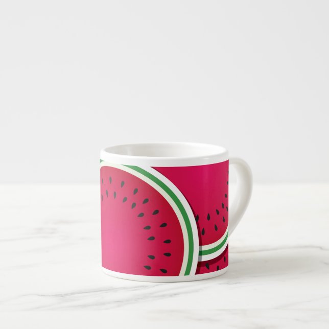 Funky watermelon slices espresso cup (Front Right)