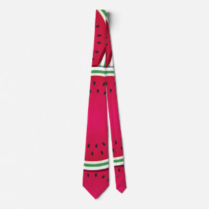 Funky watermelon slices tie