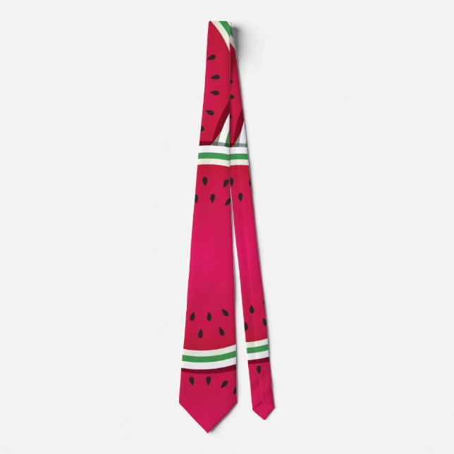 Funky watermelon slices tie (Front)
