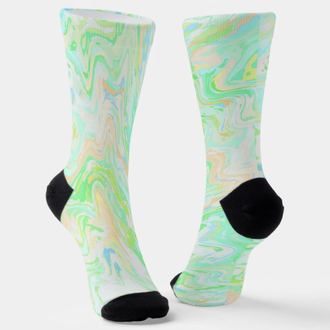Funky Waves Socks (Angled)