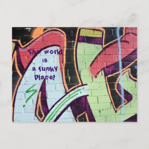 funky world postcard