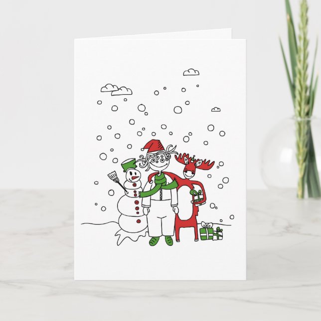 Funky Xmas Card (Front)