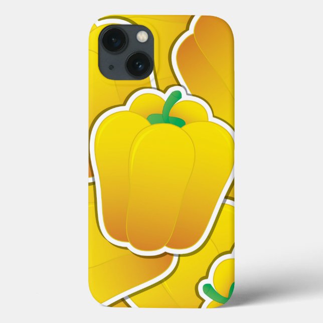 Funky yellow pepper Case-Mate iPhone case (Back)