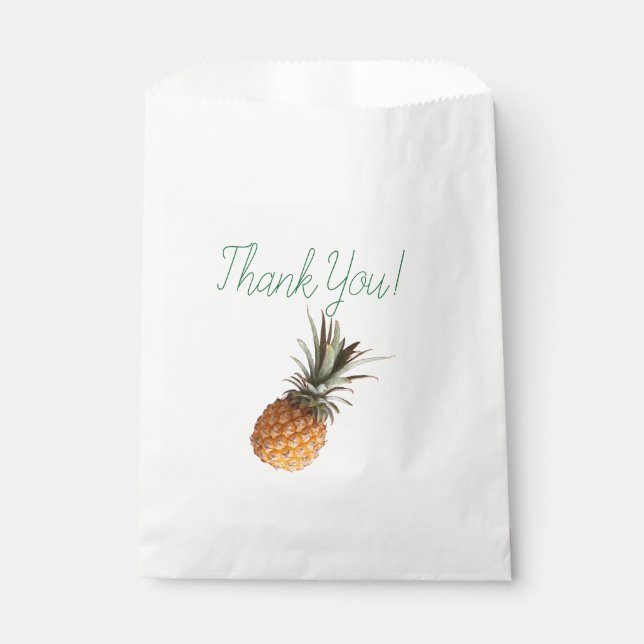 Funky Yummy Pineapple Favour Bag (Front)