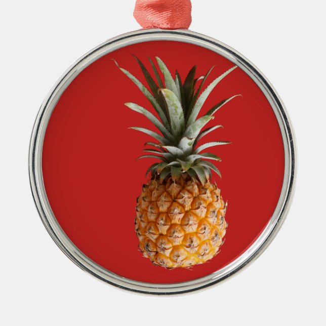 Funky Yummy Pineapple Ornament (Front)