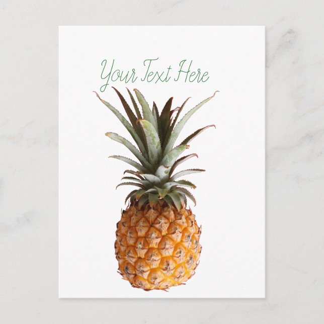 Funky Yummy Pineapple Postcard (Front)