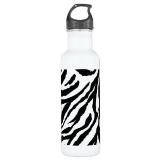 Funky Zebra Print Gym 710 Ml Water Bottle