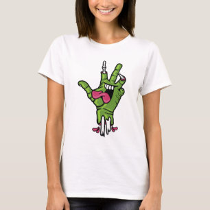 Funky Zombie Peace Hand Tee