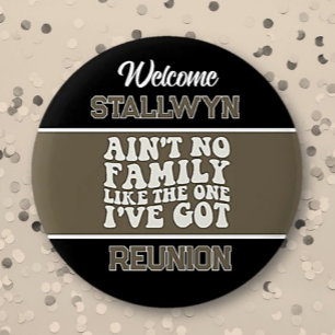 Funloving Family Reunion Button