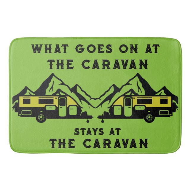 Funn Australian Caravanning Front Bath Mat (Front)