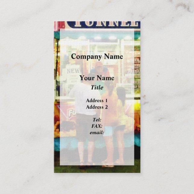 Funnel Cake Business Card (Front)