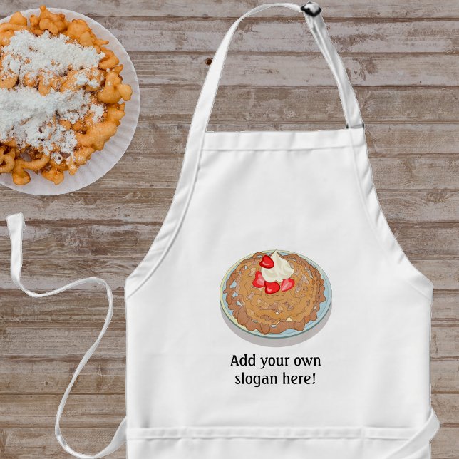 Funnel Cake Picture with your text / funny slogan Standard Apron (Creator Uploaded)