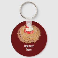 Funnel Cake Serving with Cream - Add funny slogan