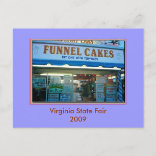 Funnel Cakes Postcard