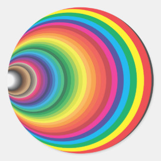 FUNNEL COLOR SWATCH CLASSIC ROUND STICKER