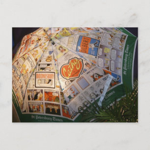 Funnies Umbrella Postcard