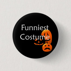 Funniest Costume Contest Halloween Jack-o-Lanterns 3 Cm Round Badge