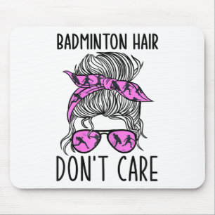 Funnny Badminton Player And Lover - Shuttle Badmin Mouse Mat