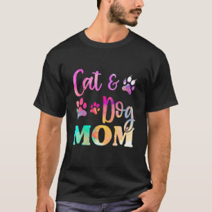 Funnny Pet Cat Dog Mum For Women Mothers Day Cute T-Shirt