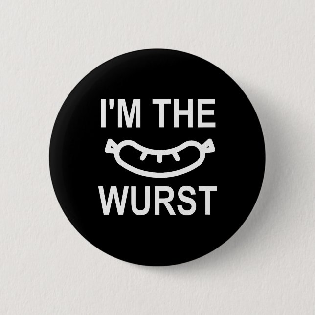 Funny13  6 cm round badge (Front)