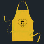 Funny π Pi Lover Math Leetspeak Standard Apron<br><div class="desc">Showcase your fascination with the mathematical constant pi, leetspeak, and puns with this apron, which cleverly integrates the symbol π with the word lover (spelled as L0V3R in leetspeak) inside the outline of an artistic heart. It's a great gift idea for mathematicians, statisticians, or those who have a way with...</div>
