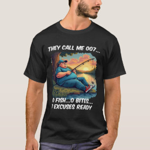 Funny 007 Fisherman Excuses Tee