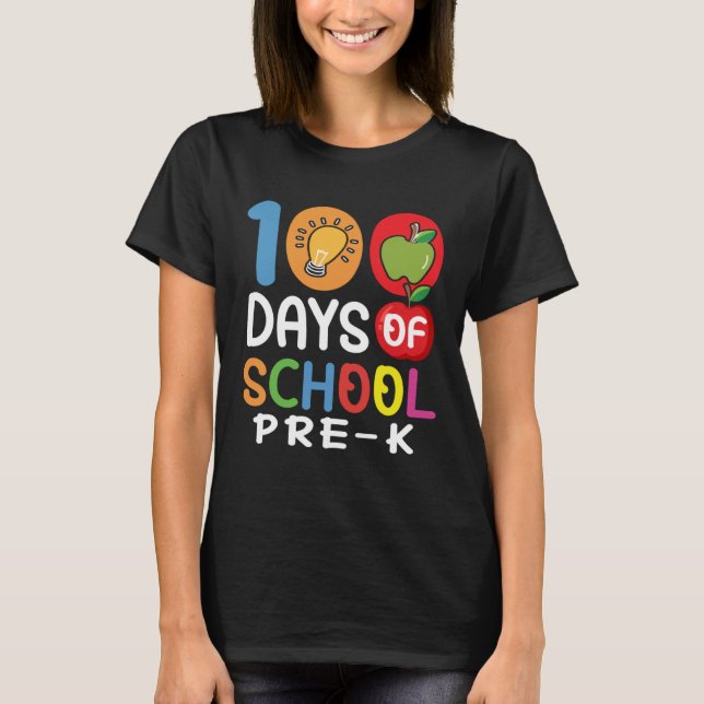 Funny 100 Days Of School And Still Poppin 100th Pr T-Shirt (Front)