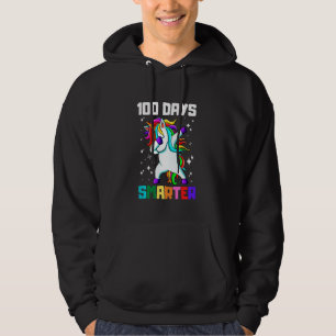 Funny 100 Days Smarter 100th Day Of School Dabbing Hoodie