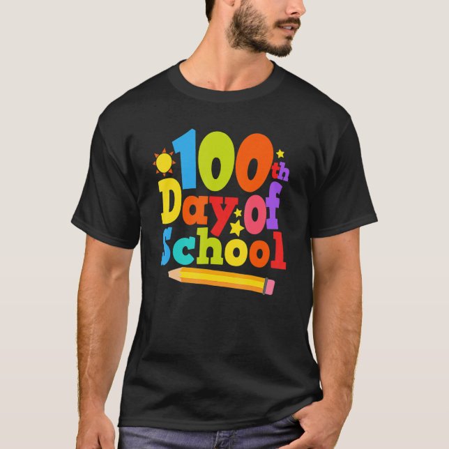 Funny 100 Days Smarter Shirt Happy 100th Day Of Sc (Front)