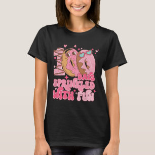Funny 100 Days Sprinkled With Fun Doughnut School  T-Shirt