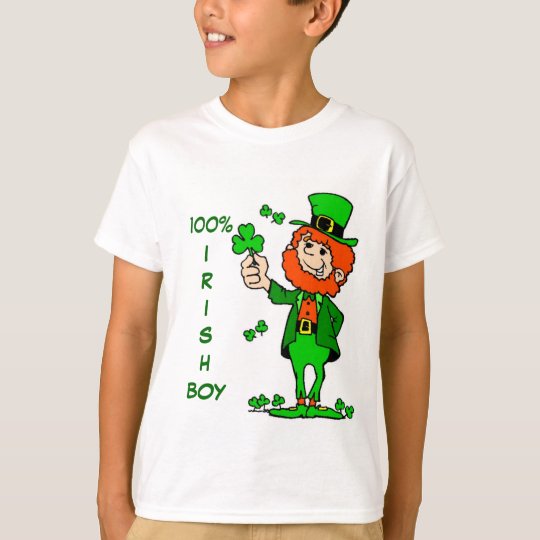 Funny 100% Irish Boy T-Shirt