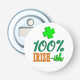 Funny 100% Irish Gift For St Patrick's Day Bottle Opener