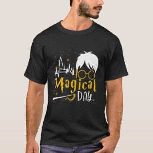 Funny 100 Magical Days Wizard 100Th Days Of School T-Shirt
